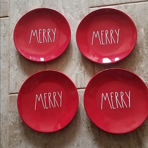 Rae Dunn Other - Rae Dunn merry plates Rae Dunn Other - Rae Dunn merry plates